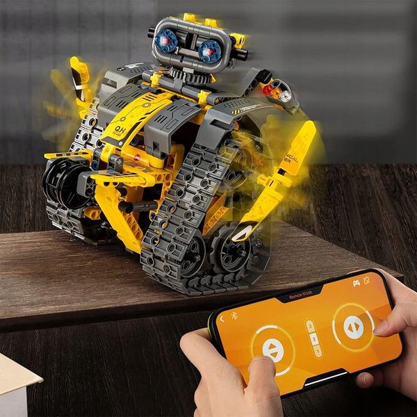 FIGURKA ROBOT WALL E 520 szt KLOCKI - 3w1 PROGRAMOWALNY RC ROBOT zdjęcie 2