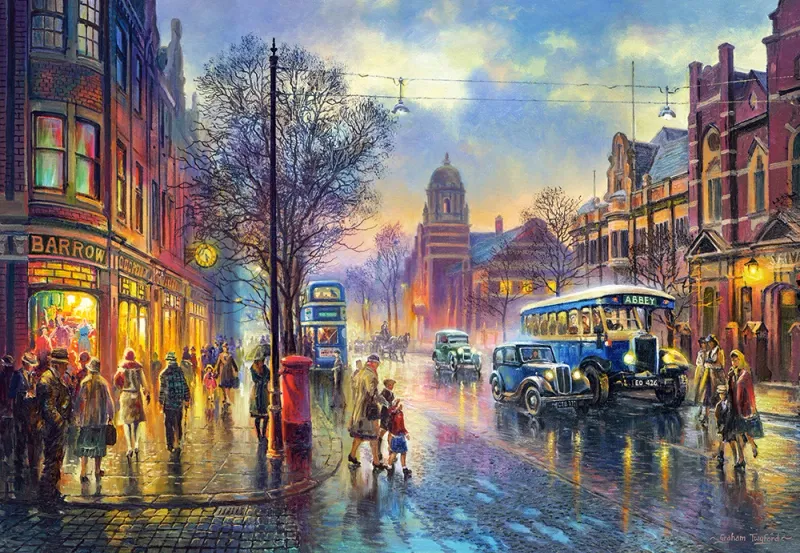 Puzzle 1000 elementów. Abbey Road 1930's zdjęcie 2