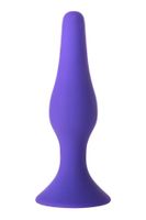 "Korek silikonowy z przyssawką A-Toys, fioletowy, 10 cm"