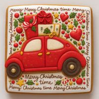 CIASTKO LUKROWANE GARBUS PRESENTS RED ROZ.L POZIOM RĘCZNIE ROBIONE