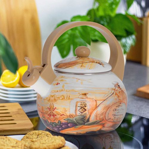 czajnik emaliowany 2l z gwizdkiem kinghoff kh-3700 na Arena.pl