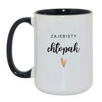Duży Biało-Czarny 450 ml