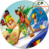 Opłatek na tort - Scoobie Doo