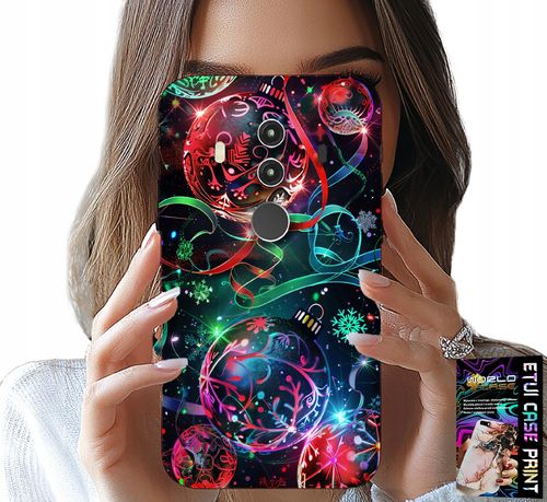ETUI DO HUAWEI MATE 10 PRO - ŚWIĄTECZNE BOMBKI, CHOINKA, CASE + FOLIA na Arena.pl