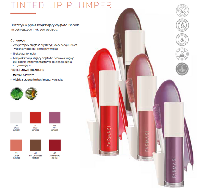 Farmasi Błyszczyk powiększający usta - 03 LOVER zdjęcie 2