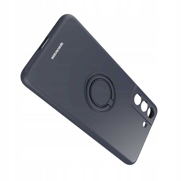 Spacecase Silicone Ring Galaxy S21 Fe Black zdjęcie 6