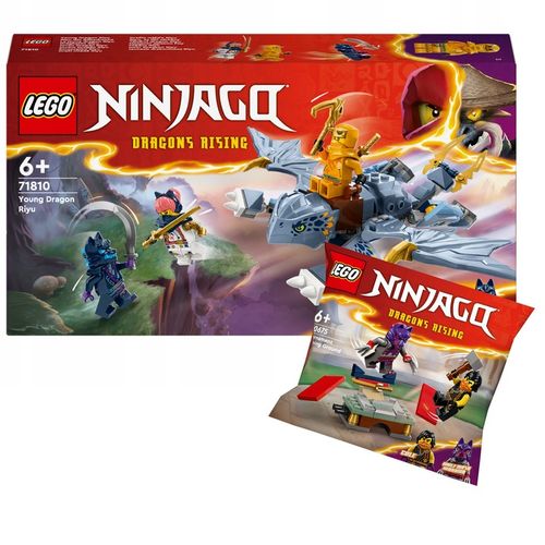 LEGO NINJAGO 71810 Mały Smok Smoczątko Riyu + GRATIS Polibag Cole KLOCKI na Arena.pl