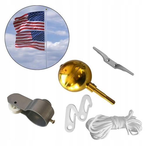 Zestaw naprawczy do masztu flagowego 3-calowy hak z ozdobną kulą i 4 na Arena.pl