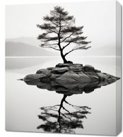 Obraz 60x70cm Samotne Drzewo