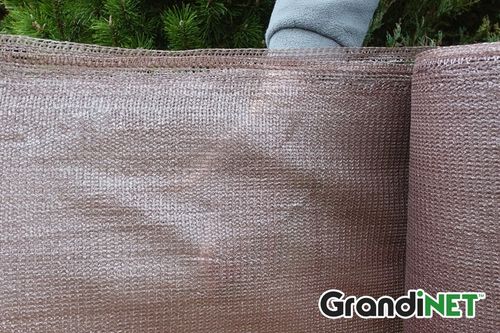 Siatka Osłonowa 1,5x15m 80% Brązowa Przed Wiatrem Sąsiadami Na Panele Płot na Arena.pl