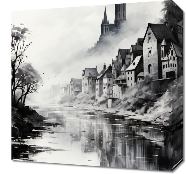 Obraz 40x40cm Mglisty Refleks zdjęcie 1