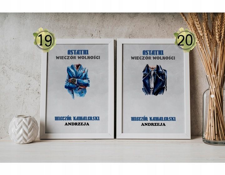 PREZENT NA WIECZÓR KAWALERSKI PAMIĄTKA OBRAZEK A4 IKWK zdjęcie 6