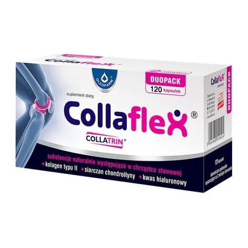 Collaflex kaps.żelatyn.twarde , kolagen 120 kaps zdjęcie 1