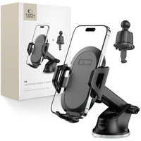 TECH-PROTECT V5 UNIVERSAL DASHBOARD & VENT CAR MOUNT BLACK