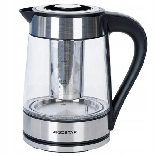 Czajnik Elektryczny Aigostar 2200W 1,7L Led Regulacja Temperatury Filtr na Arena.pl