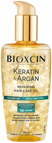 BIOXCIN KERATIN&ARGAN regeneracyjny olejek do włosów 150 ml na Arena.pl