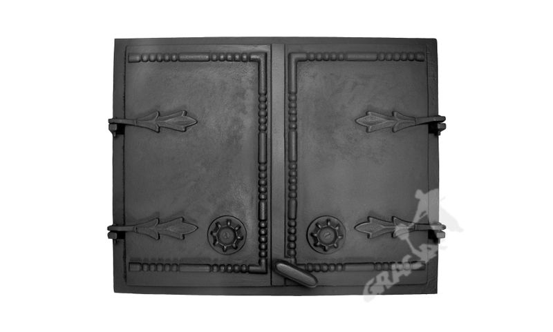 DRZWI B02 - 44X55 CM ŻELIWNE DO WĘDZARNI CHLEBOWE zdjęcie 1