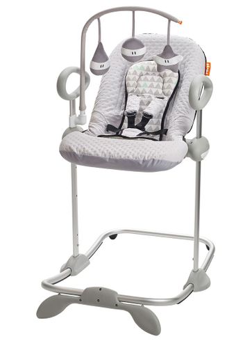 Beaba "Bouncer Up&Down II" Leżaczek grey/blue na Arena.pl