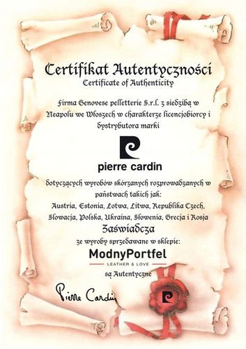 Portfel Męski Pierre Cardin Skórzany Czarny RFID Torebka Certyfikat Q1 na Arena.pl