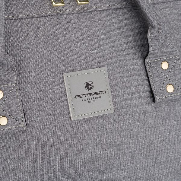 plecak materiałowy ptn alfa-5288 gray zdjęcie 14