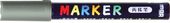 Marker akrylowy 1-2 mm, srebrny, MG 4624 A'6