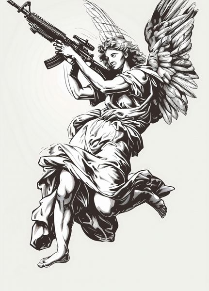 Plakat 39,5x55cm Anioł Wojny zdjęcie 1