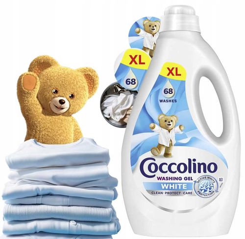 coccolino white xl żel do prania białych tkanin 68 prań 2,72l na Arena.pl