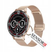 SMARTWATCH DAMSKI ZEGAREK ROZMOWY PULSOMETR SEN KROKI 3 PASKI SUPER CIENKI