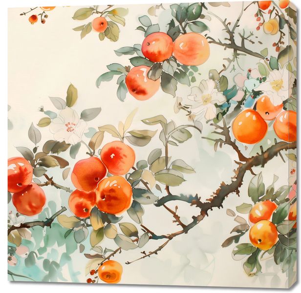 Obraz 100x100cm Persymony zdjęcie 1