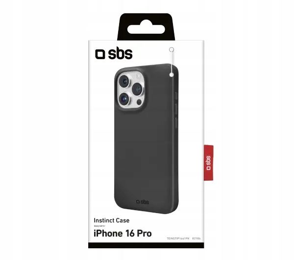 Etui plecki SBS Instinct Czarne do Apple iPhone 16 Pro zdjęcie 2