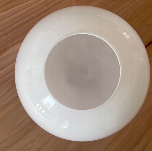 Klosz szklany kula zamknięta 20 cm kula biała na Arena.pl