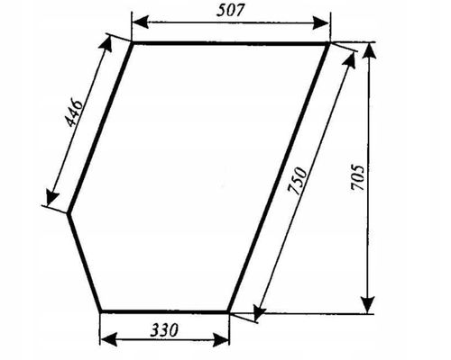 szyba drzwi dolna ciągnika URSUS C-385 1604 1201 1204 i pochodne na Arena.pl