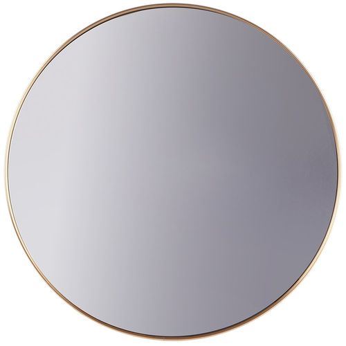 Lustro ścienne złote okrągłe 50 cm na Arena.pl