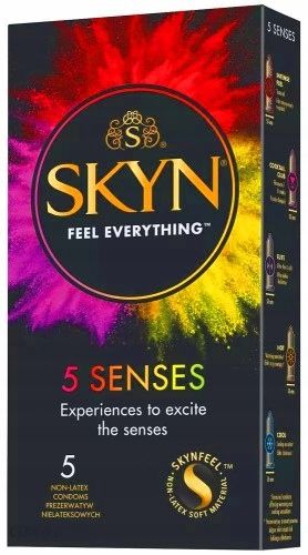 SKYN SENSES mix prezerwatywy potęgujące orgazm z wypustkami 10 szt. zdjęcie 3