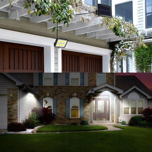 BARDZO MOCNA LAMPA SOLARNA HALOGEN LED CZUJNIK RUCHU ZMIERZCHU 15W 6500K na Arena.pl