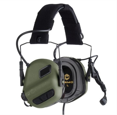 Słuchawki aktywne Earmor M32 PLUS zielone z mikrofonem Zestaw słuchawkowy na Arena.pl