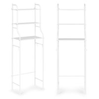 Wysoki regał WC łazienkowy nad sedes 3 półki alumniowa konstrukcja