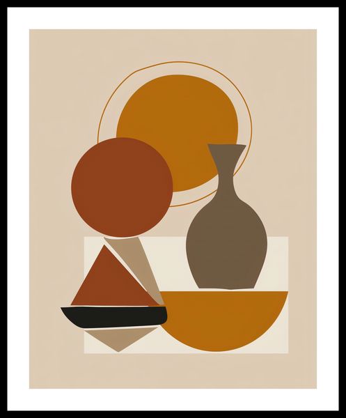 Plakat 40x50cm Geometryczna Utrata zdjęcie 3