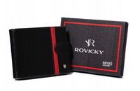 duży portfel męski ze skóry naturalnej — rovicky