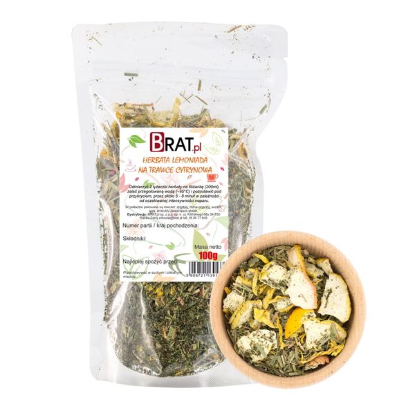 Herbata - Lemoniada na Trawce Cytrynowa 100g zdjęcie 1
