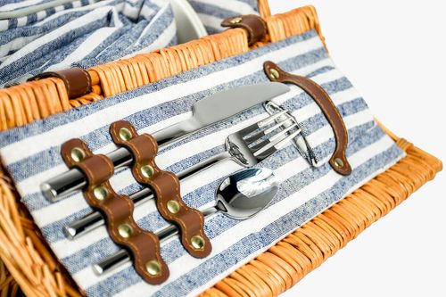 Pleciony kosz piknikowy dla 2 osób Termotorba Koc na Arena.pl