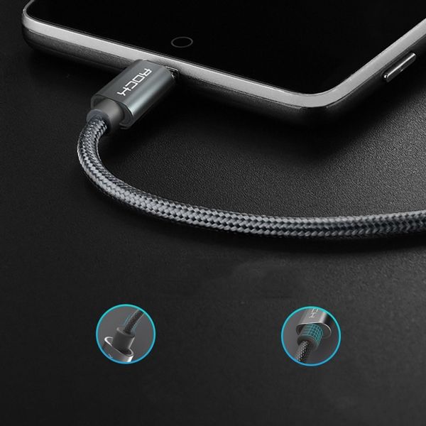 ORYGINALNY Kabel ROCK Micro USB 100cm zdjęcie 3