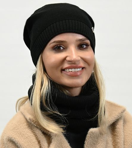 Komplet Czapka z Tubą Znakomita Jakość Czarny B1 na Arena.pl