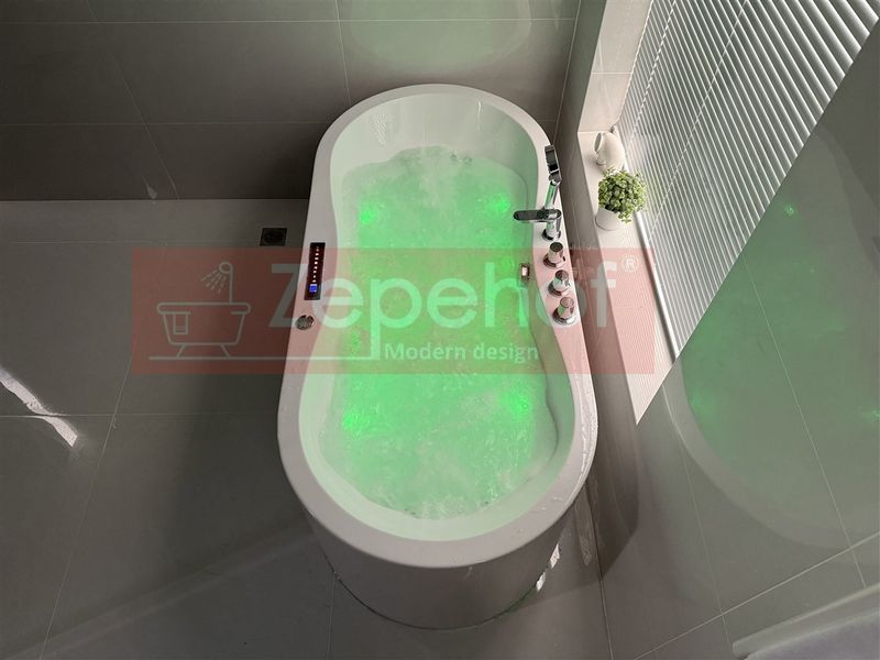 PIĘKNA OWALNA WANNA Z HYDROMASAŻEM 170X80 z 1 ODLEW GRZAŁKA zdjęcie 71