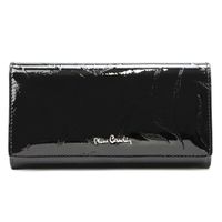 Lakierowany Skórzany damski portfel Pierre Cardin