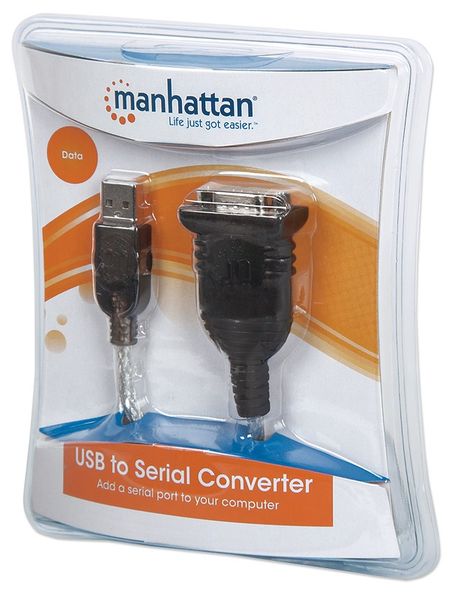 Konwerter Adapter Manhattan USB na RS232/COM/DB9 M/M, 45cm 205146 zdjęcie 4