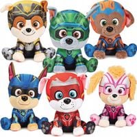 PSI PATROL WILEKI FILM ZESTAW 6 MASKOTEK 17 CM CAŁY ZESPÓŁ PSIEGO PATROLU