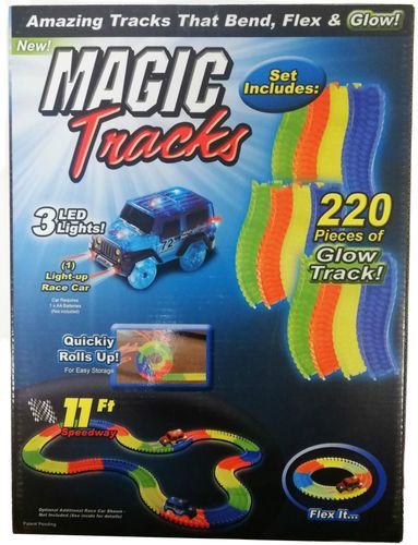 Magic Tracks Tor wyścigowy i Autko 3 LED na Arena.pl
