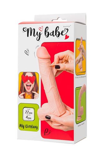 My Babe My Darling Realistic Dildo, Tpe, Nude, 22 Cm na Arena.pl