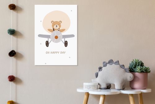 Obraz 30x50cm Wzory dla Dzieci, Dziewczynki i Chłopca - Misio na Arena.pl